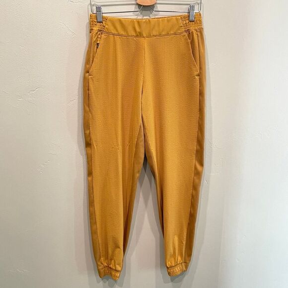 Athleta Textured Brooklyn Jogger Tuscan Gold - Size: 6 - Picture 1 of 7